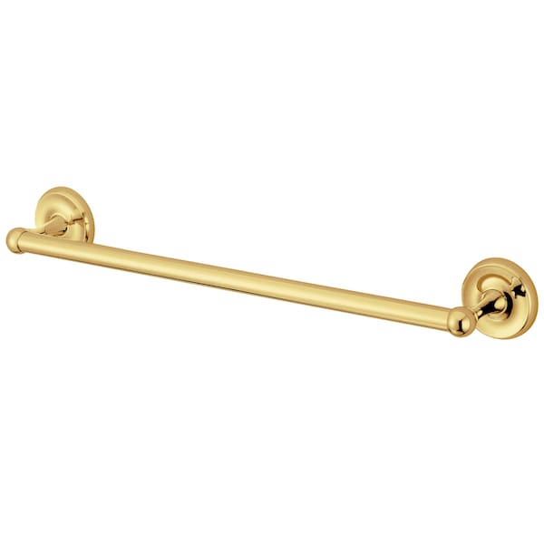 Classic 24" Towel Bar, Polished Brass